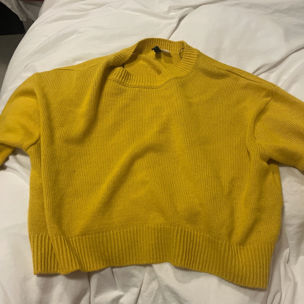 Yellow sweater